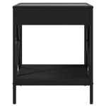 vidaXL Măsuță de cafea cu LED infinity, negru, 40x40x49 cm vidaXL Măsuță de cafea cu LED infinity, negru, 40x40x49 cm