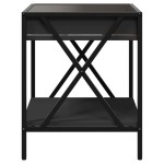 vidaXL Măsuță de cafea cu LED infinity, negru, 40x40x49 cm vidaXL Măsuță de cafea cu LED infinity, negru, 40x40x49 cm