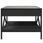 vidaXL Măsuță de cafea cu LED infinity, negru, 50x50x38 cm vidaXL Măsuță de cafea cu LED infinity, negru, 50x50x38 cm