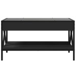 vidaXL Măsuță de cafea cu LED infinity, negru, 70x50x38 cm vidaXL Măsuță de cafea cu LED infinity, negru, 70x50x38 cm