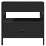 vidaXL Măsuță de cafea cu LED infinity, negru, 50x50x51 cm vidaXL Măsuță de cafea cu LED infinity, negru, 50x50x51 cm