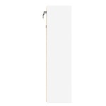 vidaXL Dulap cu vitrină, alb, 100x15x58 cm, lemn prelucrat vidaXL Dulap cu vitrină, alb, 100x15x58 cm, lemn prelucrat