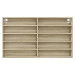 vidaXL Dulap cu vitrină, stejar sonoma, 100x15x58 cm, lemn prelucrat vidaXL Dulap cu vitrină, stejar sonoma, 100x15x58 cm, lemn prelucrat
