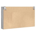 vidaXL Dulap cu vitrină, sonoma gri, 100x15x58 cm, lemn prelucrat vidaXL Dulap cu vitrină, sonoma gri, 100x15x58 cm, lemn prelucrat