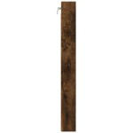 vidaXL Dulap cu vitrină, stejar fumuriu, 100x8,5x75 cm, lemn prelucrat vidaXL Dulap cu vitrină, stejar fumuriu, 100x8,5x75 cm, lemn prelucrat