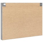 vidaXL Dulap cu vitrină, sonoma gri, 100x8,5x75 cm, lemn prelucrat vidaXL Dulap cu vitrină, sonoma gri, 100x8,5x75 cm, lemn prelucrat