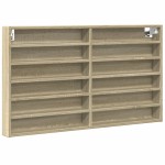 vidaXL Dulap cu vitrină, stejar sonoma, 100x8,5x58 cm, lemn prelucrat vidaXL Dulap cu vitrină, stejar sonoma, 100x8,5x58 cm, lemn prelucrat