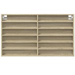 vidaXL Dulap cu vitrină, stejar sonoma, 100x8,5x58 cm, lemn prelucrat vidaXL Dulap cu vitrină, stejar sonoma, 100x8,5x58 cm, lemn prelucrat