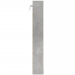 vidaXL Dulap cu vitrină, gri beton, 100x8,5x58 cm, lemn prelucrat vidaXL Dulap cu vitrină, gri beton, 100x8,5x58 cm, lemn prelucrat