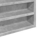 vidaXL Dulap cu vitrină, gri beton, 100x8,5x58 cm, lemn prelucrat vidaXL Dulap cu vitrină, gri beton, 100x8,5x58 cm, lemn prelucrat
