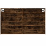 vidaXL Dulap cu vitrină, stejar fumuriu, 100x8,5x58 cm, lemn prelucrat vidaXL Dulap cu vitrină, stejar fumuriu, 100x8,5x58 cm, lemn prelucrat