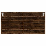 vidaXL Dulap cu vitrină, stejar fumuriu, 100x8,5x50 cm, lemn prelucrat vidaXL Dulap cu vitrină, stejar fumuriu, 100x8,5x50 cm, lemn prelucrat