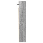 vidaXL Dulap cu vitrină, sonoma gri, 100x8,5x50 cm, lemn prelucrat vidaXL Dulap cu vitrină, sonoma gri, 100x8,5x50 cm, lemn prelucrat