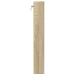 vidaXL Dulap cu vitrină, stejar sonoma, 80x8,5x58 cm, lemn prelucrat vidaXL Dulap cu vitrină, stejar sonoma, 80x8,5x58 cm, lemn prelucrat