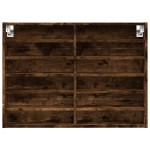 vidaXL Dulap cu vitrină, stejar fumuriu, 80x8,5x58 cm, lemn prelucrat vidaXL Dulap cu vitrină, stejar fumuriu, 80x8,5x58 cm, lemn prelucrat