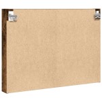 vidaXL Dulap cu vitrină, stejar fumuriu, 80x8,5x58 cm, lemn prelucrat vidaXL Dulap cu vitrină, stejar fumuriu, 80x8,5x58 cm, lemn prelucrat