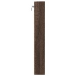 vidaXL Dulap cu vitrină, stejar maro, 80x8,5x58 cm, lemn prelucrat vidaXL Dulap cu vitrină, stejar maro, 80x8,5x58 cm, lemn prelucrat