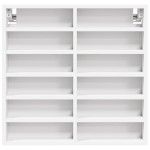vidaXL Dulap cu vitrină, alb, 60x8,5x58 cm, lemn prelucrat vidaXL Dulap cu vitrină, alb, 60x8,5x58 cm, lemn prelucrat