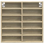 vidaXL Dulap cu vitrină, stejar sonoma, 60x8,5x58 cm, lemn prelucrat vidaXL Dulap cu vitrină, stejar sonoma, 60x8,5x58 cm, lemn prelucrat