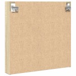 vidaXL Dulap cu vitrină, stejar sonoma, 60x8,5x58 cm, lemn prelucrat vidaXL Dulap cu vitrină, stejar sonoma, 60x8,5x58 cm, lemn prelucrat