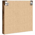 vidaXL Dulap cu vitrină, stejar fumuriu, 60x8,5x58 cm, lemn prelucrat vidaXL Dulap cu vitrină, stejar fumuriu, 60x8,5x58 cm, lemn prelucrat