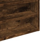 vidaXL Dulap cu vitrină, stejar fumuriu, 60x8,5x58 cm, lemn prelucrat vidaXL Dulap cu vitrină, stejar fumuriu, 60x8,5x58 cm, lemn prelucrat