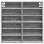 vidaXL Dulap cu vitrină, sonoma gri, 60x8,5x58 cm, lemn prelucrat vidaXL Dulap cu vitrină, sonoma gri, 60x8,5x58 cm, lemn prelucrat