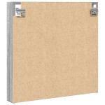 vidaXL Dulap cu vitrină, sonoma gri, 60x8,5x58 cm, lemn prelucrat vidaXL Dulap cu vitrină, sonoma gri, 60x8,5x58 cm, lemn prelucrat
