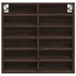 vidaXL Dulap cu vitrină, stejar maro, 60x8,5x58 cm, lemn prelucrat vidaXL Dulap cu vitrină, stejar maro, 60x8,5x58 cm, lemn prelucrat