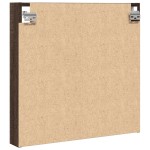 vidaXL Dulap cu vitrină, stejar maro, 60x8,5x58 cm, lemn prelucrat vidaXL Dulap cu vitrină, stejar maro, 60x8,5x58 cm, lemn prelucrat