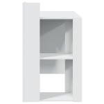 vidaXL Birou, alb, 103,5x56,5x94 cm, lemn prelucrat