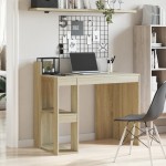 vidaXL Birou, stejar sonoma, 103,5x56,5x94 cm, lemn prelucrat vidaXL Birou, stejar sonoma, 103,5x56,5x94 cm, lemn prelucrat