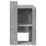 vidaXL Birou, gri beton, 103,5x56,5x94 cm, lemn prelucrat