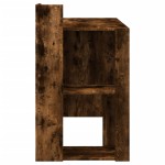 vidaXL Birou, stejar fumuriu, 103,5x56,5x94 cm, lemn prelucrat