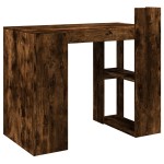 vidaXL Birou, stejar fumuriu, 103,5x56,5x94 cm, lemn prelucrat