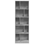 vidaXL Bibliotecă, gri beton, 57x28,5x174 cm, lemn prelucrat