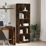 vidaXL Bibliotecă, stejar fumuriu, 57x28,5x174 cm, lemn prelucrat vidaXL Bibliotecă, stejar fumuriu, 57x28,5x174 cm, lemn prelucrat