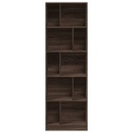 vidaXL Bibliotecă, stejar maro, 57x28,5x174 cm, lemn prelucrat vidaXL Bibliotecă, stejar maro, 57x28,5x174 cm, lemn prelucrat