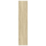 vidaXL Bibliotecă, stejar sonoma, 57x28,5x141 cm, lemn prelucrat vidaXL Bibliotecă, stejar sonoma, 57x28,5x141 cm, lemn prelucrat