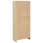vidaXL Bibliotecă, stejar sonoma, 57x28,5x141 cm, lemn prelucrat vidaXL Bibliotecă, stejar sonoma, 57x28,5x141 cm, lemn prelucrat