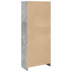 vidaXL Bibliotecă, gri beton, 57x28,5x141 cm, lemn prelucrat vidaXL Bibliotecă, gri beton, 57x28,5x141 cm, lemn prelucrat