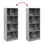 vidaXL Bibliotecă, gri sonoma, 57x28,5x141 cm, lemn prelucrat vidaXL Bibliotecă, gri sonoma, 57x28,5x141 cm, lemn prelucrat