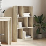 vidaXL Bibliotecă, stejar sonoma, 57x28,5x107,5 cm, lemn prelucrat vidaXL Bibliotecă, stejar sonoma, 57x28,5x107,5 cm, lemn prelucrat