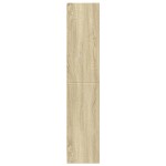 vidaXL Bibliotecă, stejar sonoma, 57x28,5x107,5 cm, lemn prelucrat vidaXL Bibliotecă, stejar sonoma, 57x28,5x107,5 cm, lemn prelucrat