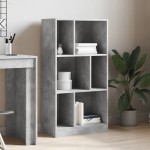vidaXL Bibliotecă, gri beton, 57x28,5x107,5 cm, lemn prelucrat vidaXL Bibliotecă, gri beton, 57x28,5x107,5 cm, lemn prelucrat
