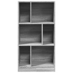 vidaXL Bibliotecă, gri sonoma, 57x28,5x107,5 cm, lemn prelucrat vidaXL Bibliotecă, gri sonoma, 57x28,5x107,5 cm, lemn prelucrat