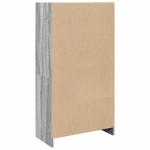 vidaXL Bibliotecă, gri sonoma, 57x28,5x107,5 cm, lemn prelucrat vidaXL Bibliotecă, gri sonoma, 57x28,5x107,5 cm, lemn prelucrat