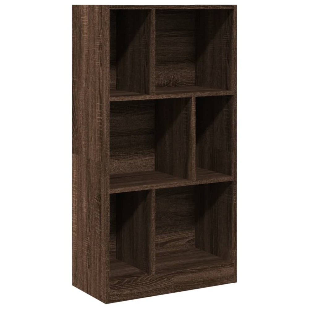 vidaXL Bibliotecă, stejar maro, 57x28,5x107,5 cm, lemn prelucrat