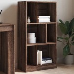 vidaXL Bibliotecă, stejar maro, 57x28,5x107,5 cm, lemn prelucrat vidaXL Bibliotecă, stejar maro, 57x28,5x107,5 cm, lemn prelucrat