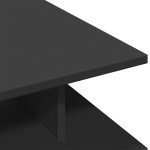 vidaXL Măsuță de cafea, negru, 102x55x35 cm, lemn prelucrat vidaXL Măsuță de cafea, negru, 102x55x35 cm, lemn prelucrat